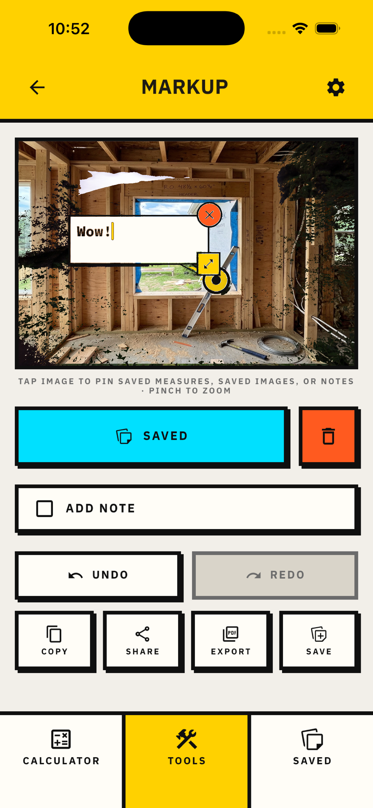 Plumb app on iPhone